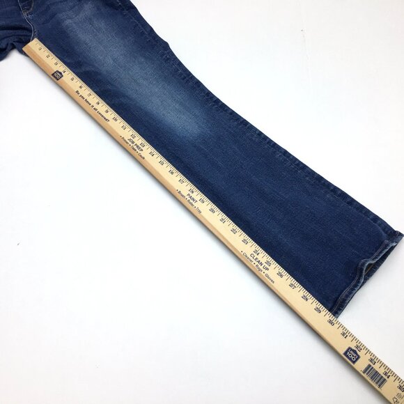 American Eagle Outfitters Jeans Stretch Kick Boot Size 8S length 30" - Picture 6 of 9